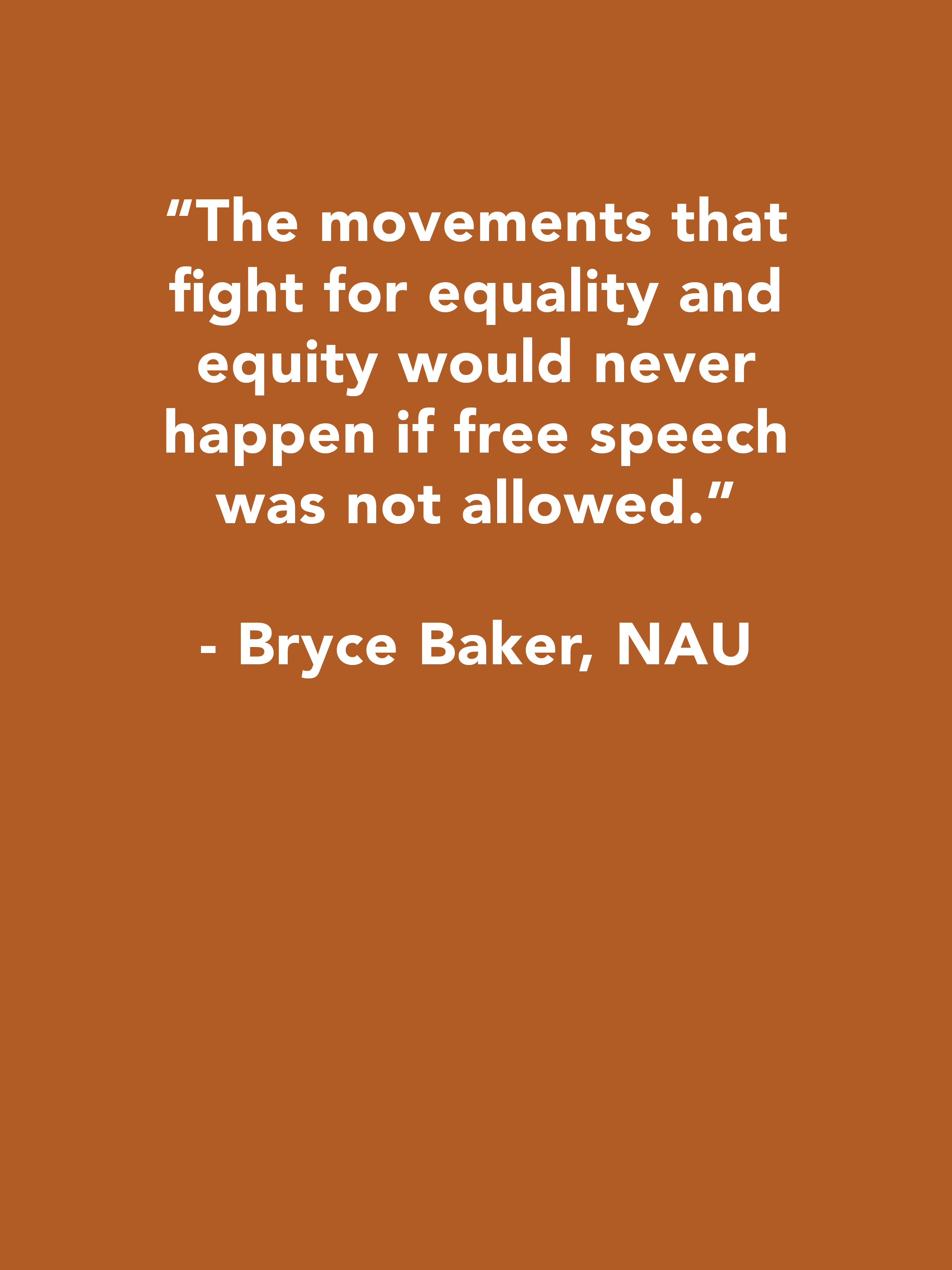 Bryce Baker, NAU -brown