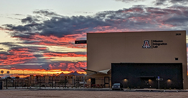 Photo of the exterior of the Mission Integration Lab building 